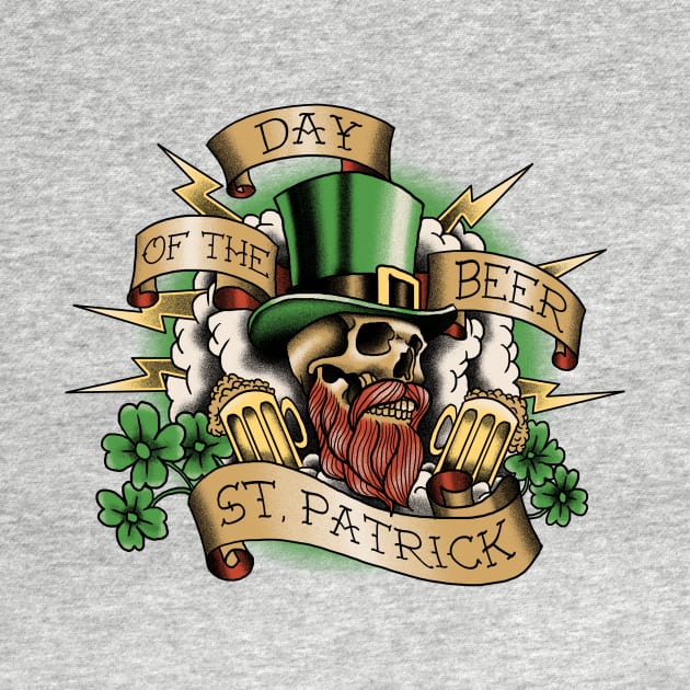 Saint Patrick Tattoo by akawork280